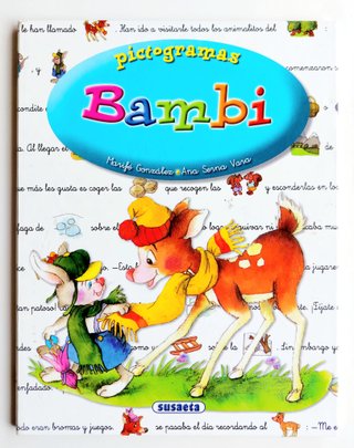 Libro Cuentos Pictogramas Bambi Susaeta Infantil