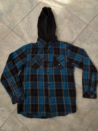Camisa de franela con capucha DC Shoes Talla 16