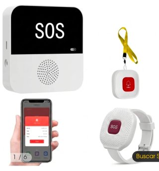 Botón de Emergencia SOS WiFi para Mayores