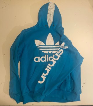 Sudadera adidas Azul Talla M mujer 2000