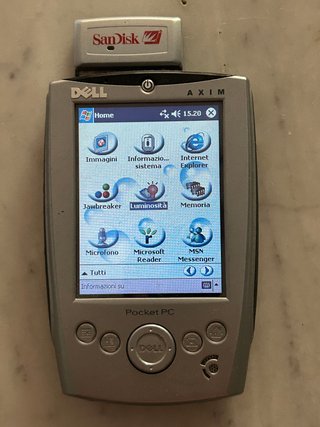 Dell Axim X5 Pocket PC + SanDisk WiFi 128MB