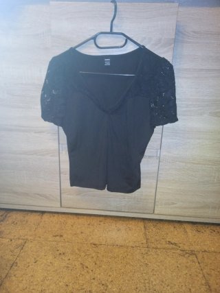 Blusa Negra de encaje