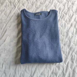 Jersey Zara Man Azul Talla L
