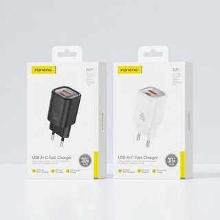 Adattatore Foneng USB A+C 30W