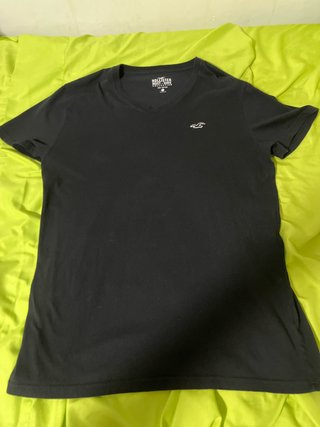 Camiseta Hollister Negra Talla S