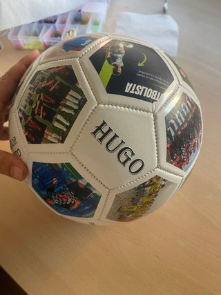 Balón de fútbol personalizado con fotos