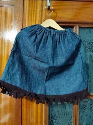 Falda de Disfraz de Vaquera talla 8