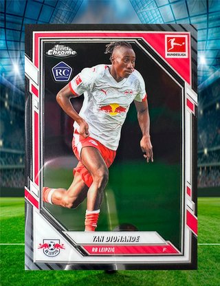Carta Topps Chrome Bundesliga Yan Diomande (RC)
