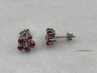 pendientes oro 18k con piedra