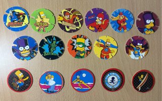 Lote de 16 Tazos Los Simpsons