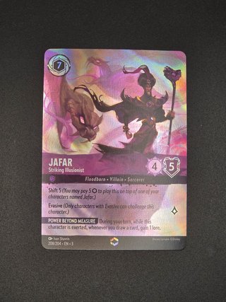 Lorcana JAFAR #208 Into the Inklands ENCHANTED