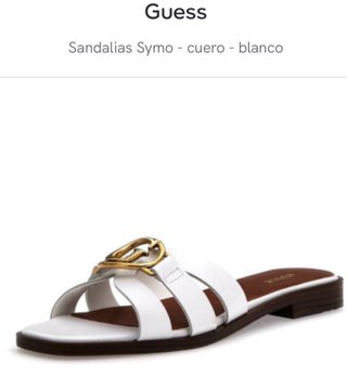 Sandalias Guess Symo Blancas