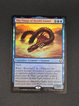 Carta Magic The Unagi of Kyoshi Island TLA 77 HOLO