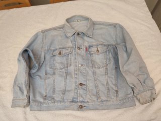 Cazadora Tejana Azul Talla L/XL
