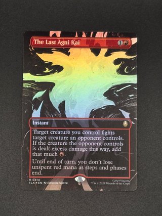 Carta MAGIC The Last Agni Kai TLA #314 HOLO
