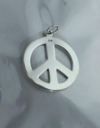Colgante Símbolo de la Paz en Plata 925