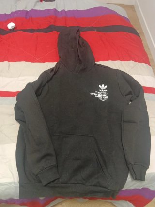 Sudadera Adidas Negra con Capucha