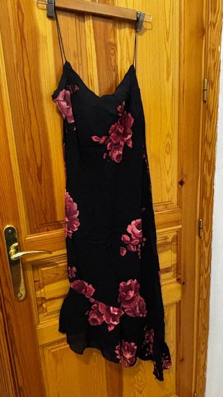 Vestido largo estampado floral