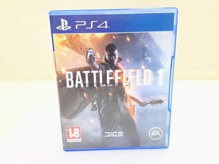 battlefield 1 ps4