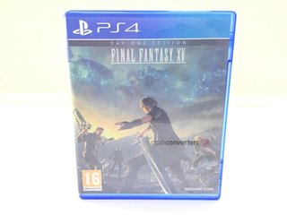final fantasy xv day one edition ps4