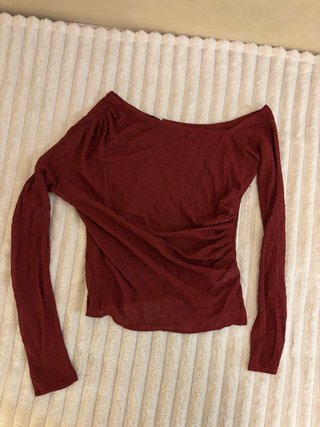 Top Zara Rojo