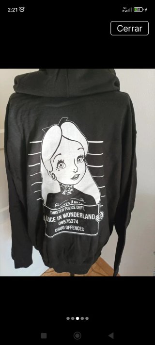 Sudadera Alicia en el País de las Maravillas XL