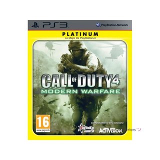 call of duty 4 modern warfare platinum ps3