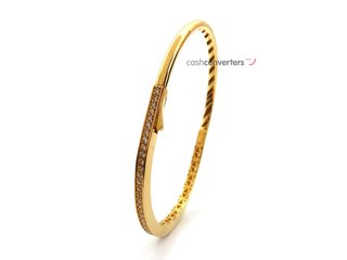 pulsera oro 18k con piedra con circonita