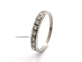 anillo oro 18k con piedra con diamante