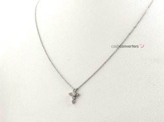 colgante oro 18k con piedra con diamante