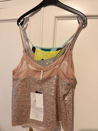 Lote de 3 Camisas de Tirantes con Lentejuelas
