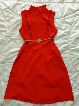 Vestido de ceremonia rojo