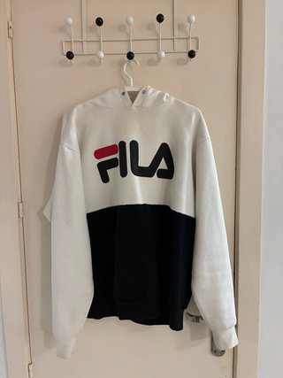 Sudadera Fila Blanca y Negra