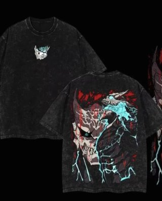 Camiseta Vintage Kaiju No.8 Talla L