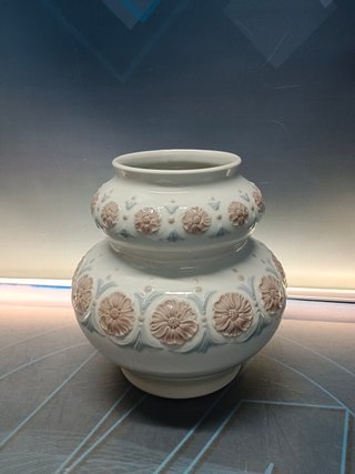 Vaso di ceramica Lladró primavera 24x21x21 cm