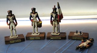 4 Soldatini di piombo. Guerre napoleoniche 1810.