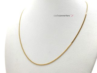 gargantilla oro 18k con piedra con circonita 22cm