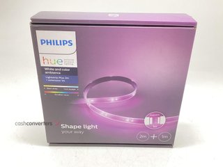 tira de led inteligente philips hue lightstrip plus 2m + extensión 1m