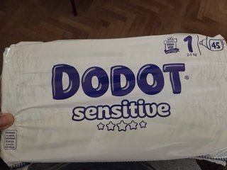 Pañales Dodot Sensitive Talla 1 (45 unidades)