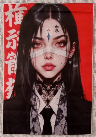 Poster Lienzo Pop-Art Manga 30x45 cm