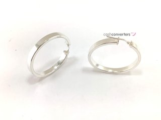 argollas plata 925mm