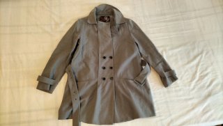 Gabardina Bimba y Lola Gris Talla M