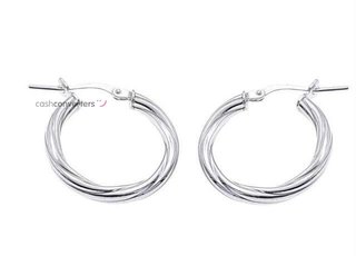 argollas plata 925mm