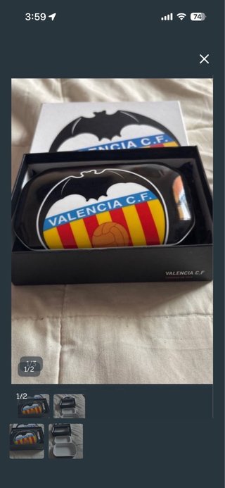 Scatola metallica Valencia C.F.