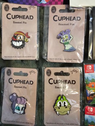 Set de 4 Pines Cuphead