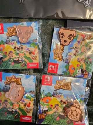 Set de 4 Pines Animal Crossing