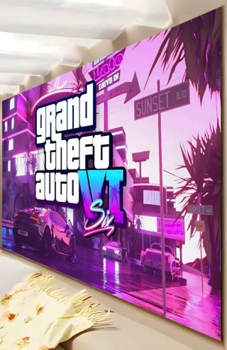 Tappeto con design Grand Theft Auto VI