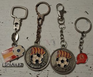 Set de 4 Llaveros Mundial España 82