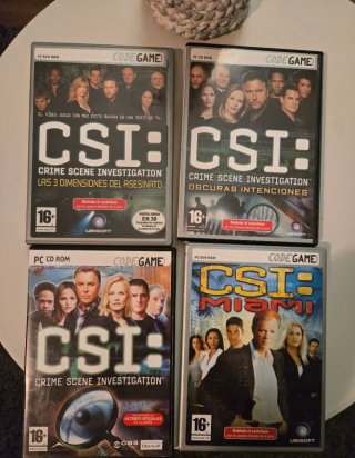 4 Videojuegos PC CSI