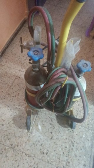 Equipo de soldadura autógena con carro